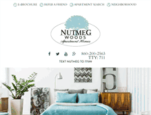 Tablet Screenshot of nutmegwoods.com